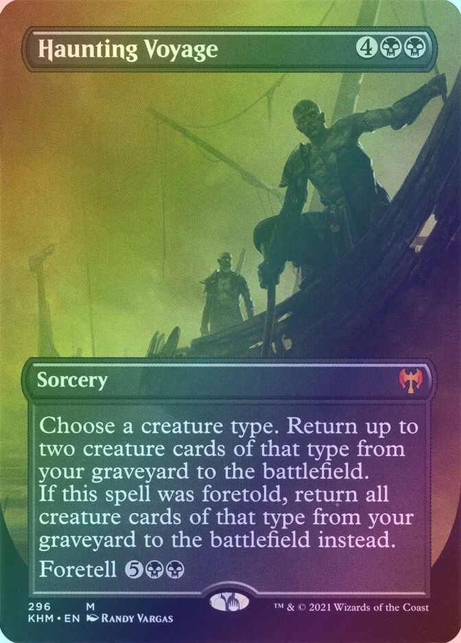 Haunting Voyage (KHM) (296) / Borderless / Foil