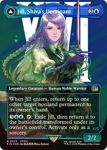 Jill, Shiva's Dominant // (FIN) (523) / Borderless / Surge Foil