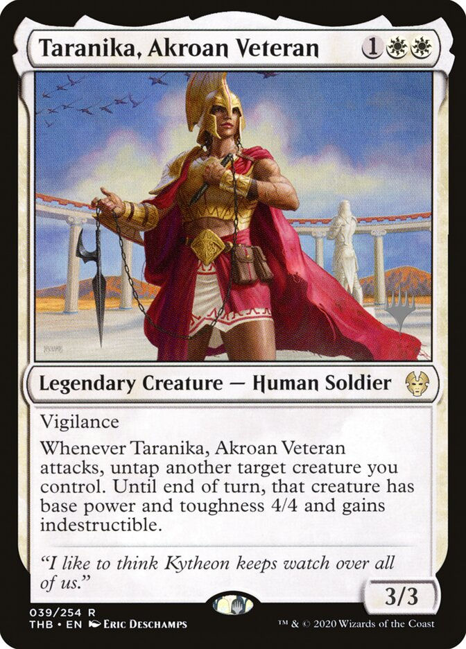 Taranika, Akroan Veteran (PTHB) (39p)