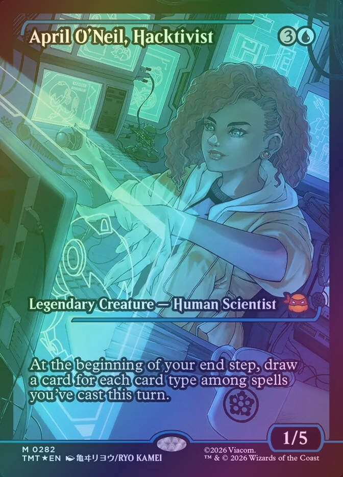 April O'Neil, Hacktivist (TMT) (282) / Showcase / Foil