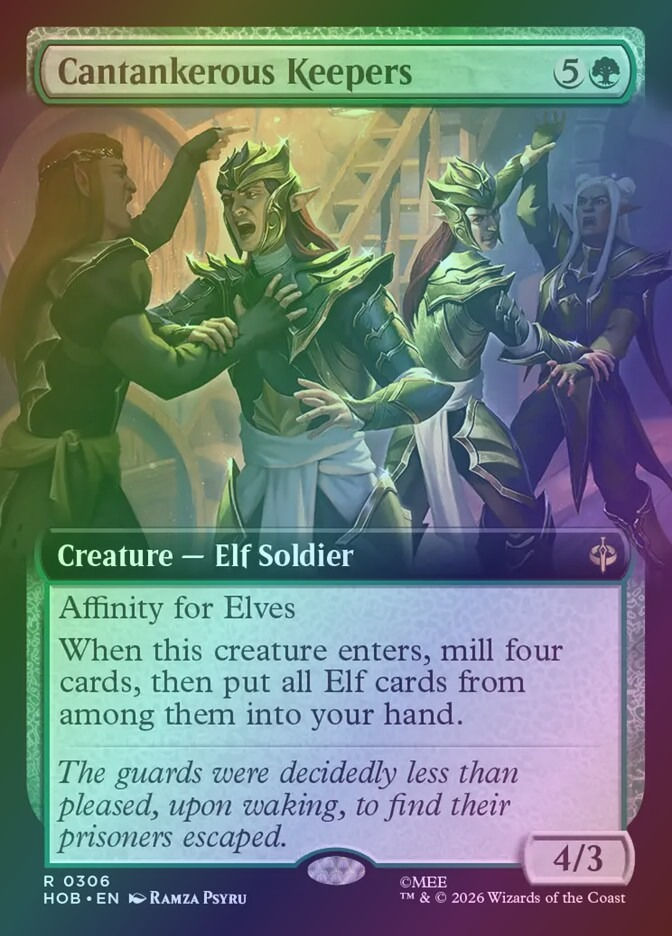 Cantankerous Keepers (HOB) (306) / Extended Art / Foil