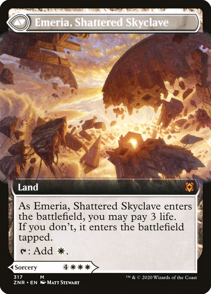 Emeria's Call // Emeria, Shattered Skyclave (ZNR) (317) / Extended Art — cara 2 de 2