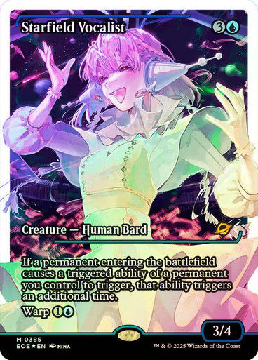 Starfield Vocalist (EOE) (385) / Showcase Fracture Foil