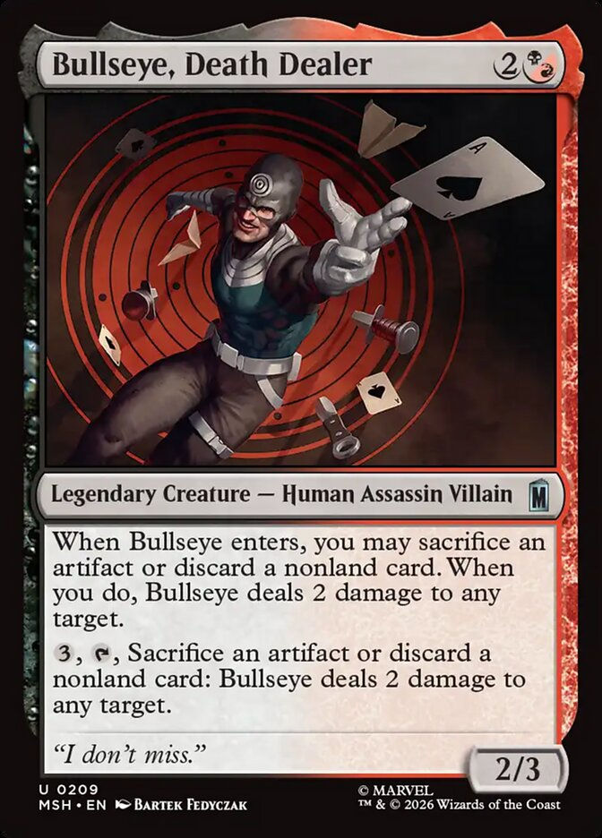 Bullseye, Death Dealer (MSH) (209)
