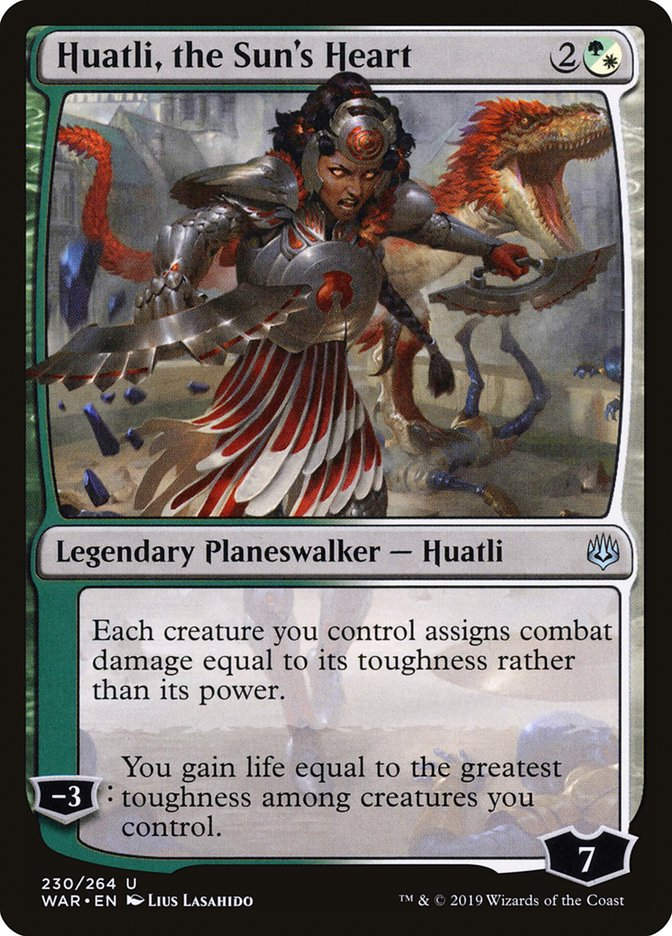 Huatli, the Sun's Heart (WAR) (230)