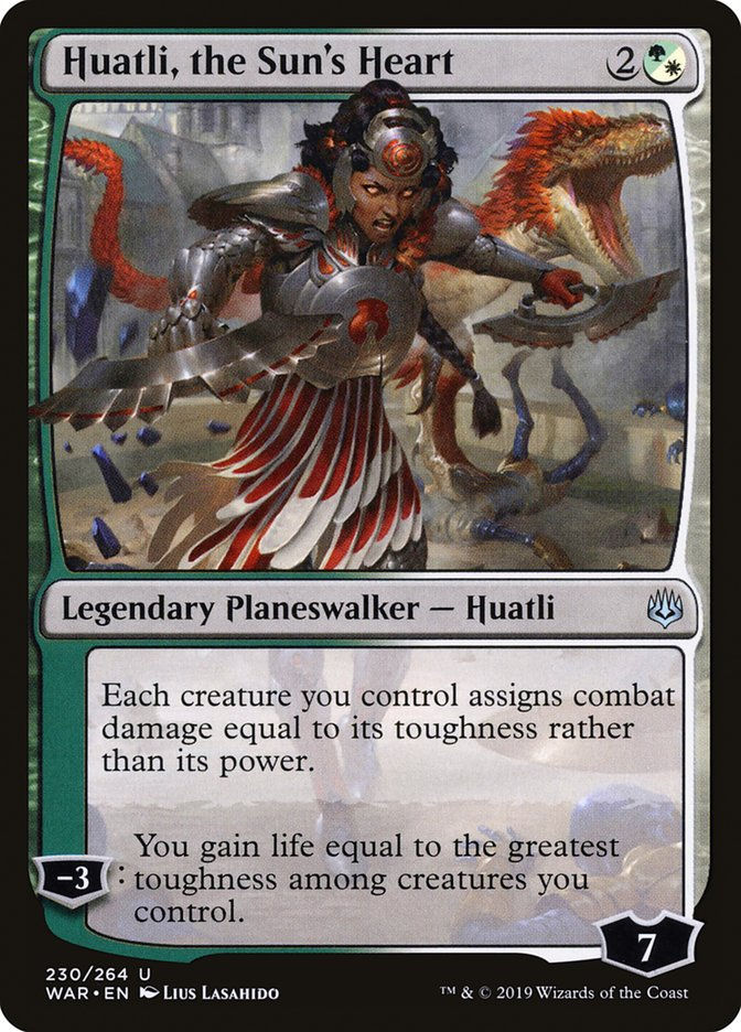 Huatli, the Sun's Heart (WAR) (230)