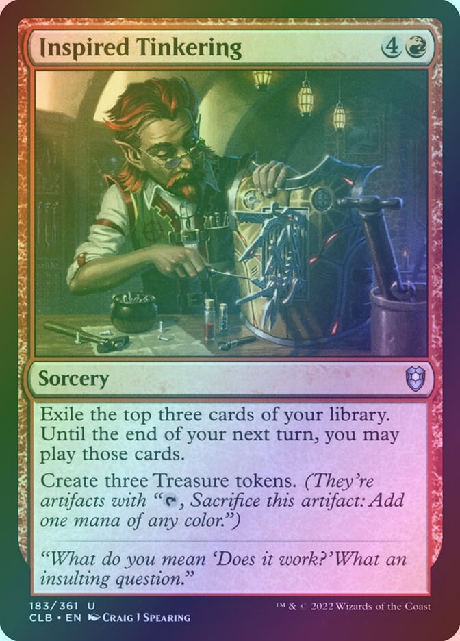 Inspired Tinkering (CLB) (183) / Foil