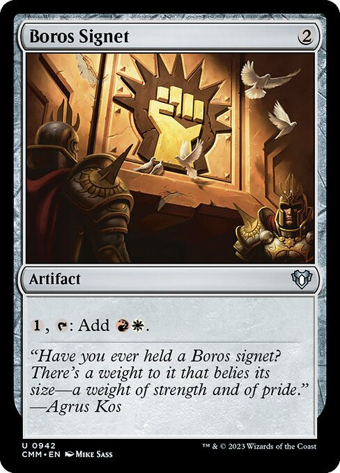 Boros Signet (cmm) (Commander Deck)