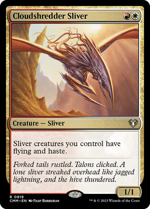 Cloudshredder Sliver (cmm) (Commander Deck)
