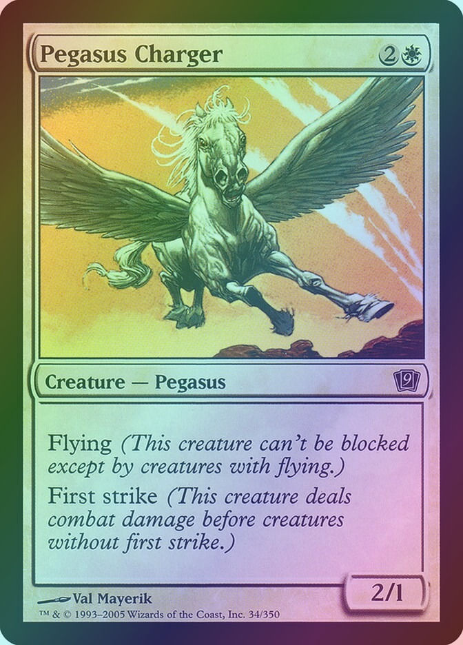 Pegasus Charger (9ED) (34★) / Foil