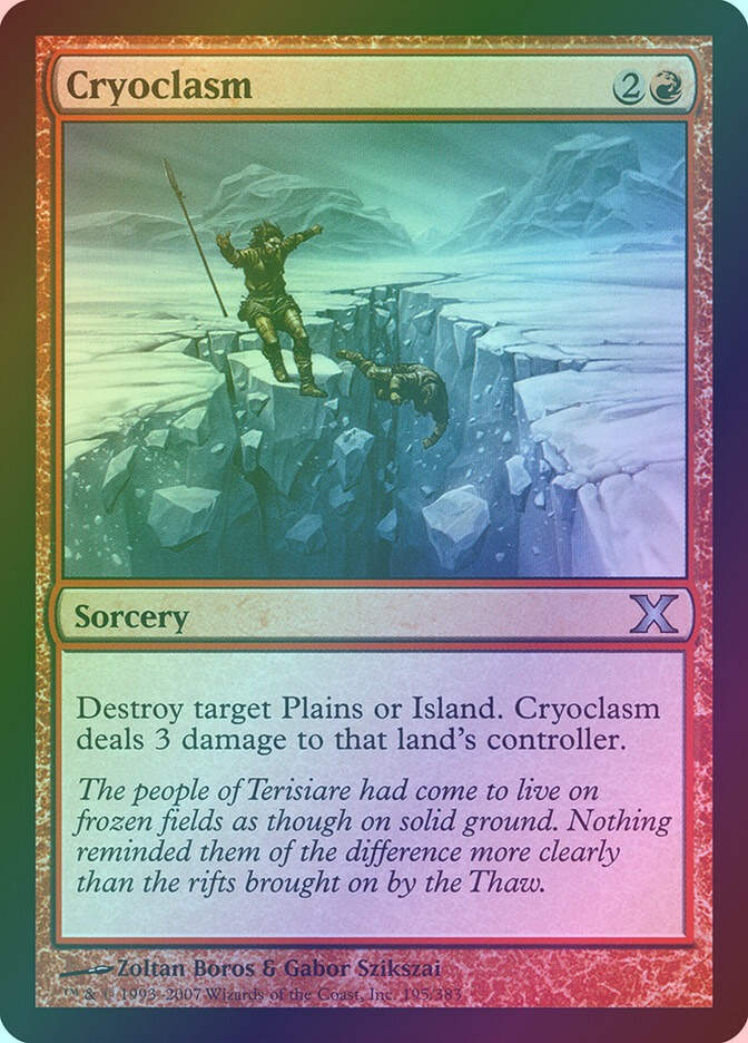 Cryoclasm (10E) (195) / Foil