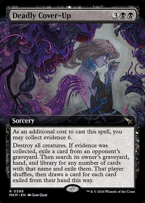 Deadly Cover-Up (mkm) (399) / Extended Art