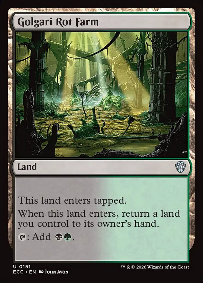 Golgari Rot Farm (ECC) (151)