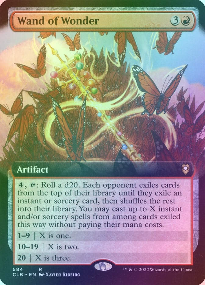 Wand of Wonder (CLB) (584) / Extended Art / Foil