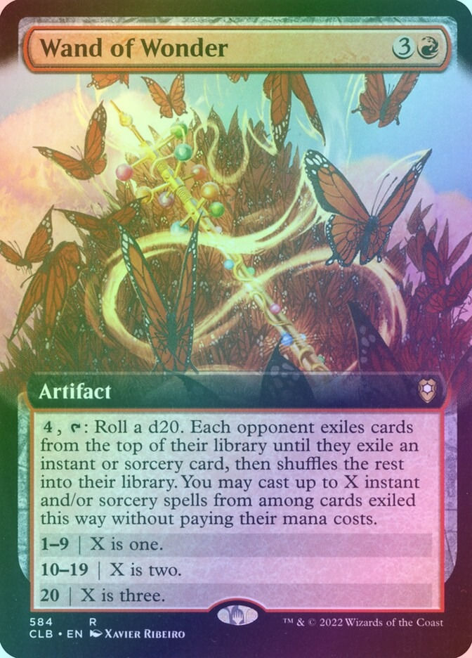 Wand of Wonder (CLB) (584) / Extended Art / Foil