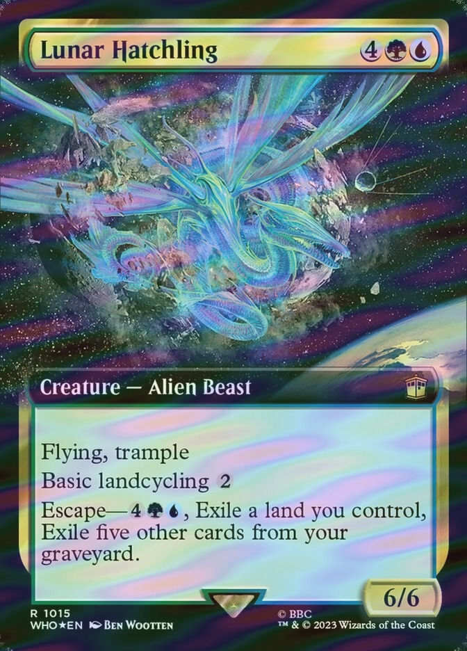 Lunar Hatchling (WHO) (1015) / Extended Art / Surge Foil
