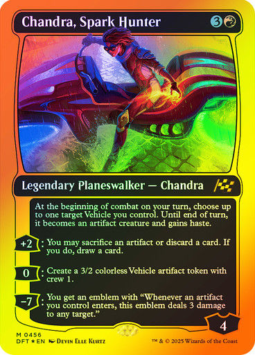 Chandra, Spark Hunter (DFT) (456) / First Place Foil
