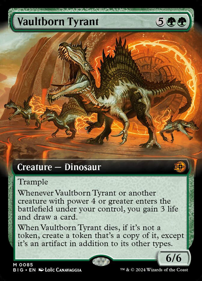 Vaultborn Tyrant (BIG) (85) / Extended Art