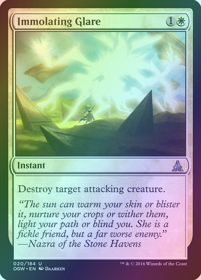 Immolating Glare (OGW) (20) / Foil