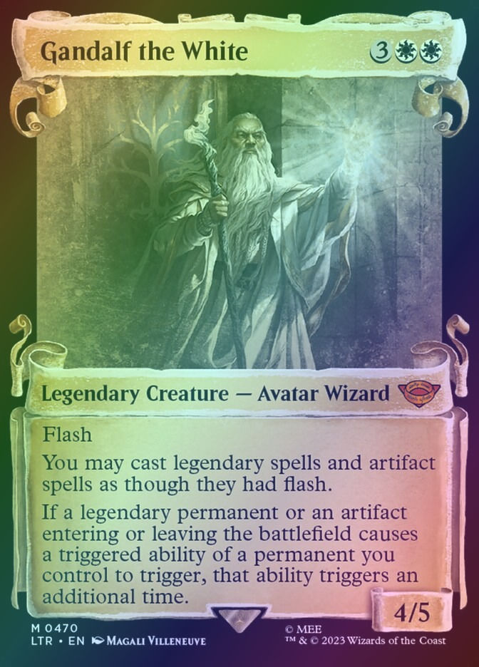 Gandalf the White (LTR) (470) / Showcase / Foil