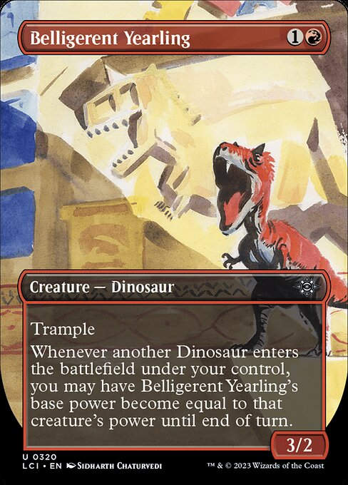 Belligerent Yearling (lci) / Borderless