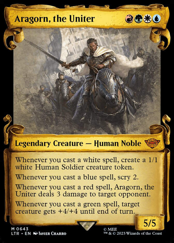 Aragorn, the Uniter (LTR) (643) / Showcase