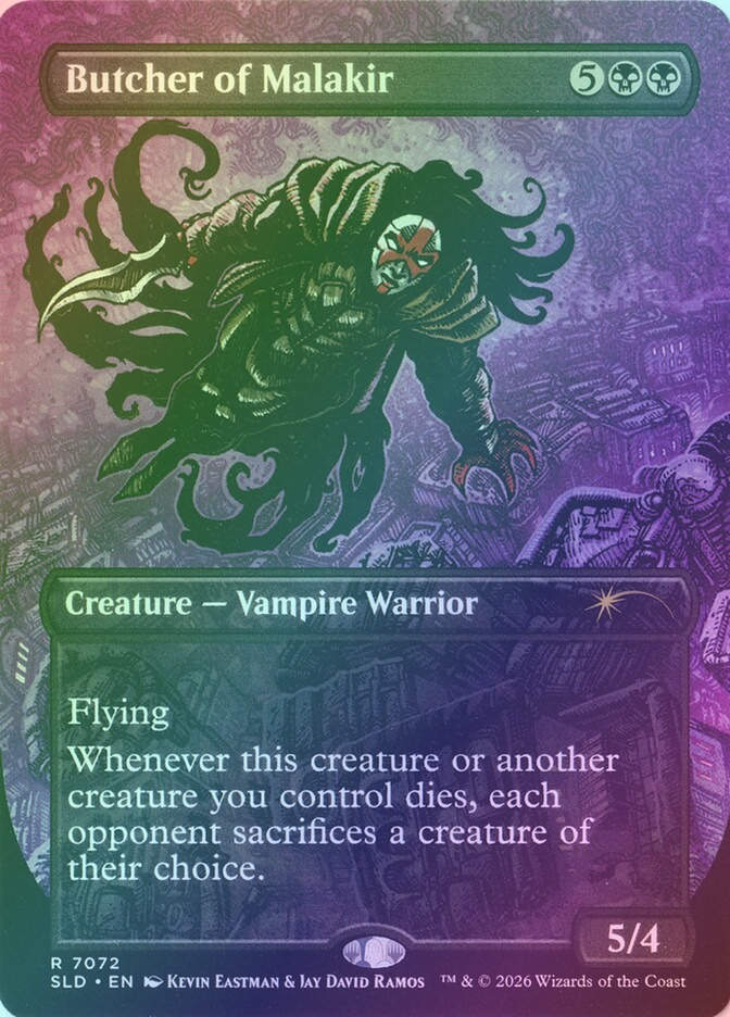 Butcher of Malakir (SLD) (7072) / Borderless / Foil