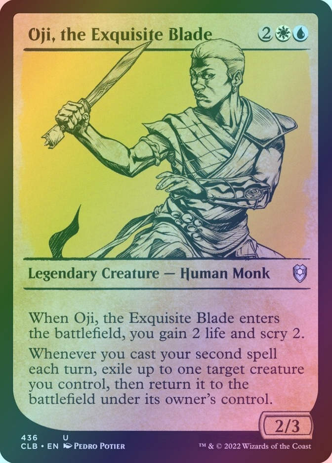 Oji, the Exquisite Blade (CLB) (436) / Showcase / Foil