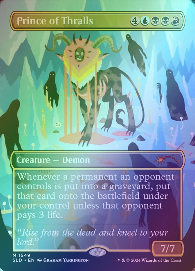 Prince of Thralls (SLD) (1549★) / Borderless / Rainbow Foil