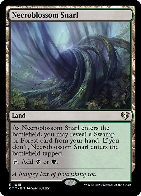 Necroblossom Snarl (cmm) (Commander Deck)