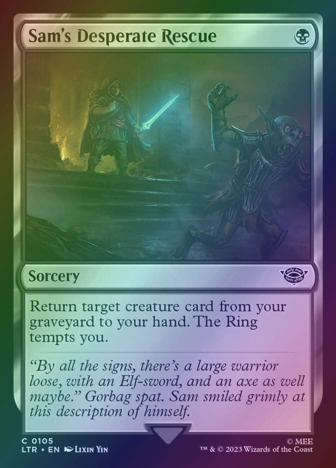 Sam's Desperate Rescue (LTR) (105) / Foil
