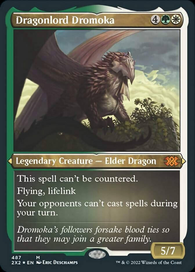 Dragonlord Dromoka (2X2) / Etched Foil