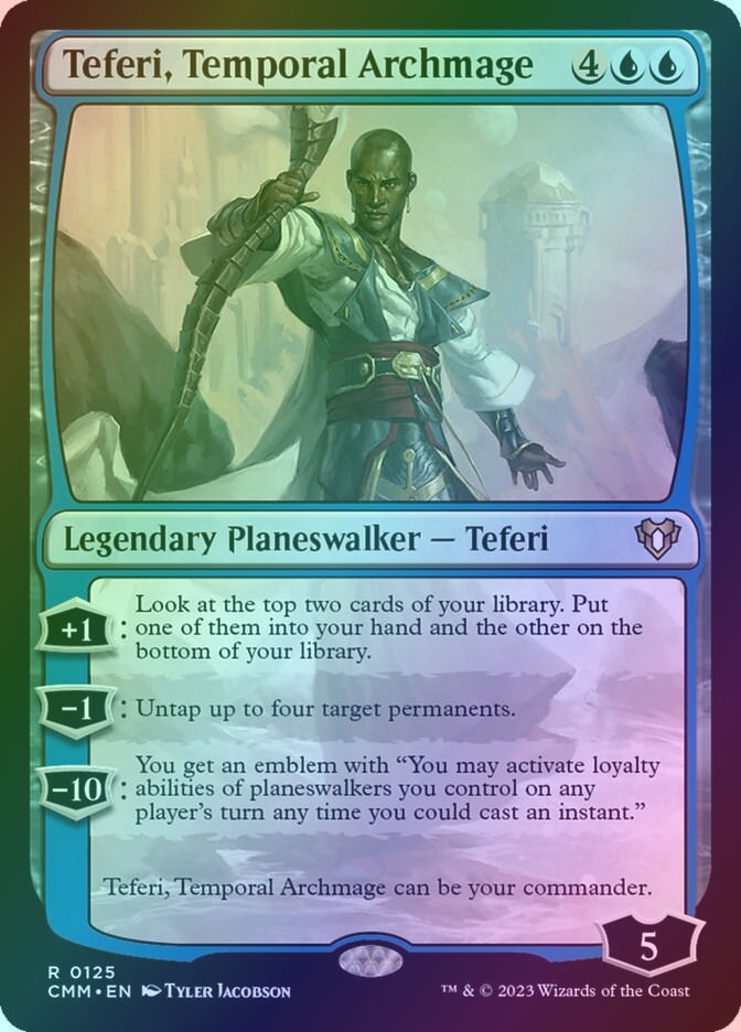 Teferi, Temporal Archmage (CMM) (125) / Foil