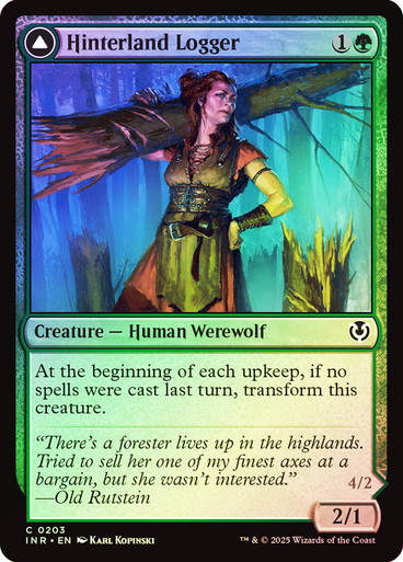 Hinterland Logger // Timber Shredder (INR) (203) / Foil