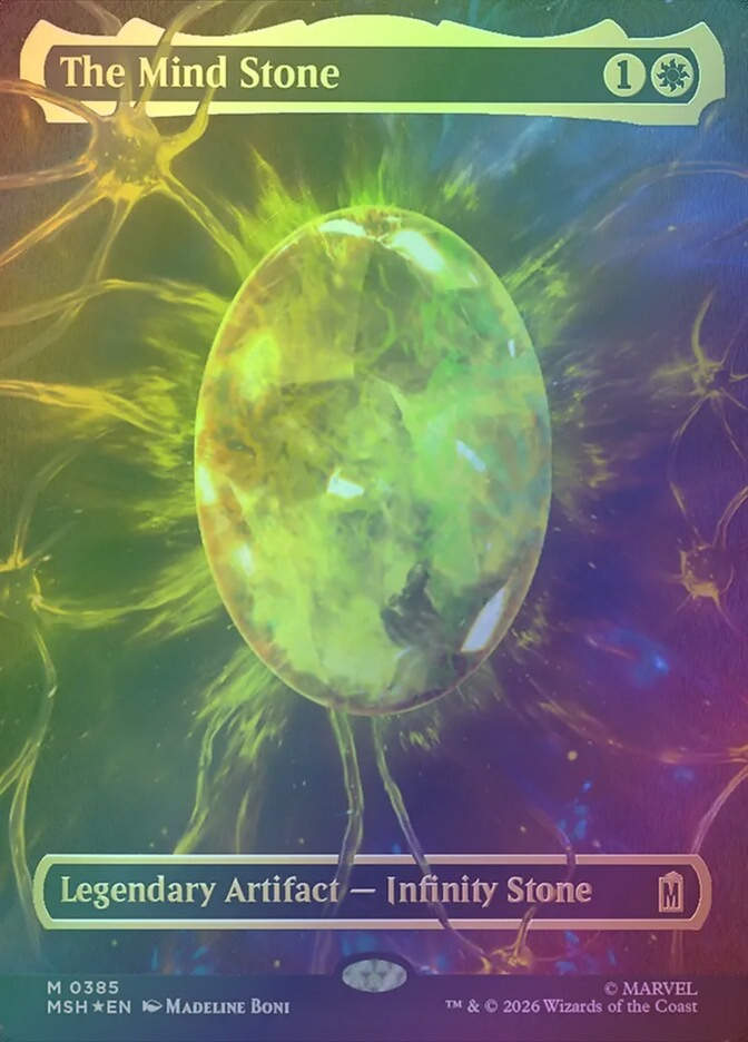 The Mind Stone (MSH) (385) / Borderless / Foil