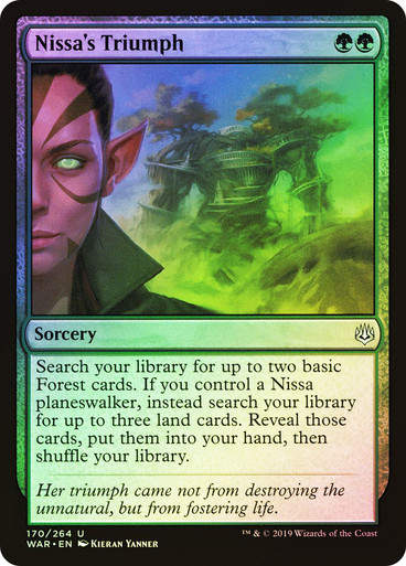 Nissa's Triumph (WAR) (170) / Foil