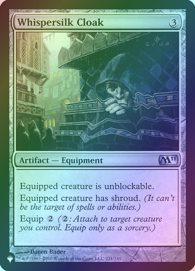 Whispersilk Cloak (PLST) (M11-221) / Foil