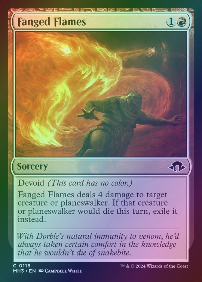 Fanged Flames (MH3) (118) / Foil