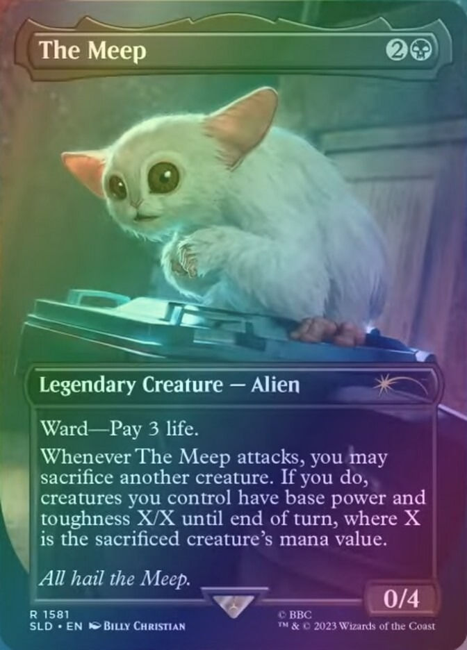 The Meep (SLD) (1581) / Borderless / Foil