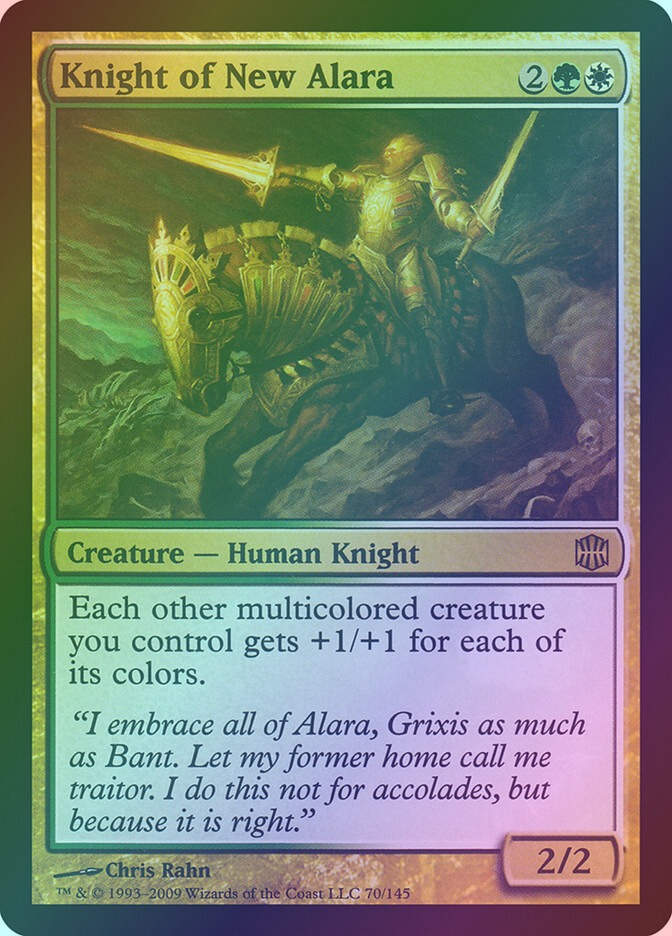 Knight of New Alara (ARB) (70) / Foil
