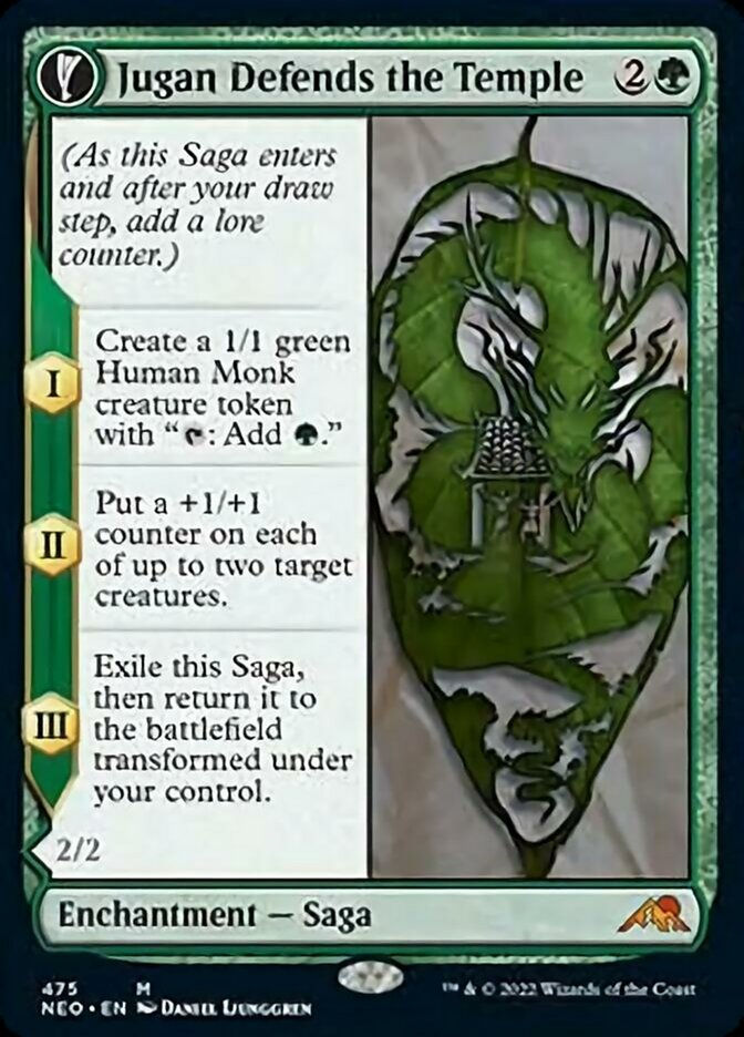 Jugan Defends the Temple // Remnant of the Rising Star (NEO) / Extended Art — cara 1 de 2