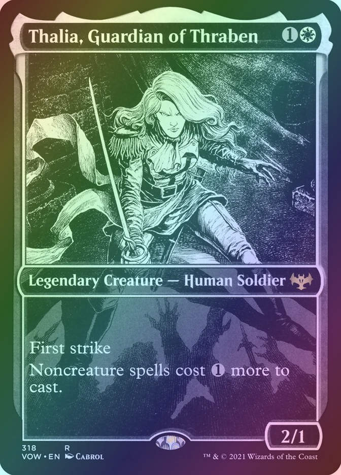 Thalia, Guardian of Thraben (VOW) (318) / Showcase / Foil