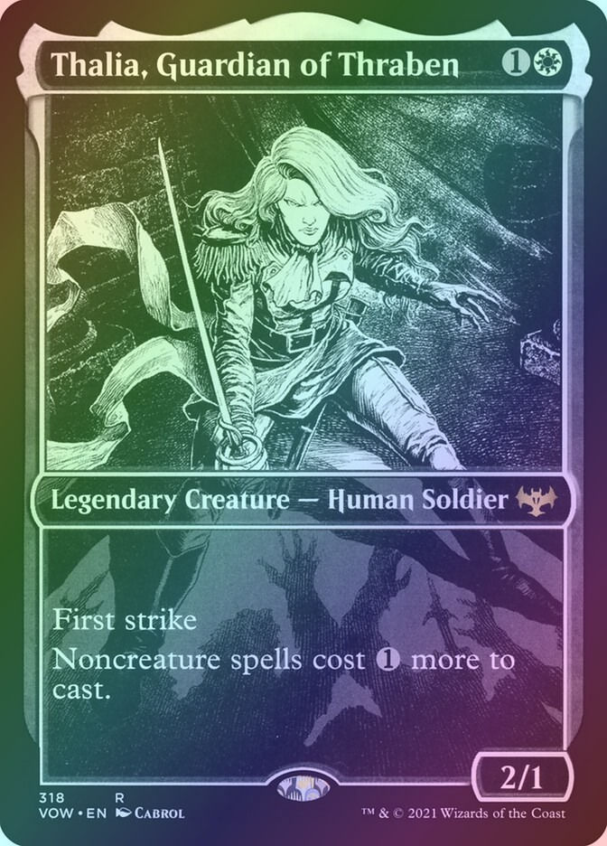 Thalia, Guardian of Thraben (VOW) (318) / Showcase / Foil