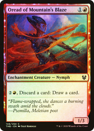 Oread of Mountain's Blaze (THB) (146) / Foil