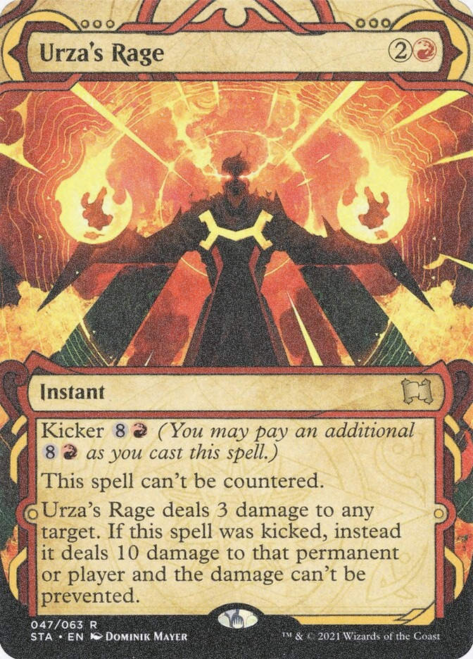Urza's Rage (STA) (47) / Borderless / Showcase / Foil Etched