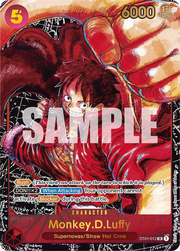 Monkey.D.Luffy (012) (Alternate Art) (ST01-012) / Foil