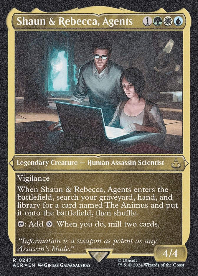 Shaun & Rebecca, Agents (ACR) (247) / Foil Etched
