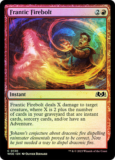 Frantic Firebolt (woe) / Foil