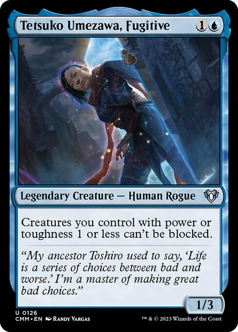 Tetsuko Umezawa, Fugitive (cmm)