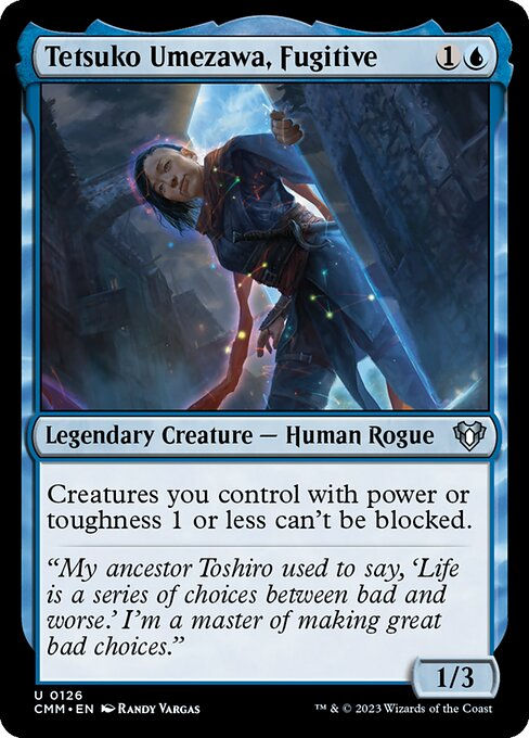 Tetsuko Umezawa, Fugitive (cmm)